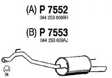  VW TRANSPORTER 2.0-2.5 90-03 P7552