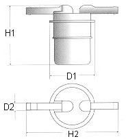 FILTERS FUEL L103/606