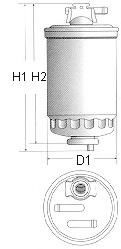 FILTERS FUEL L113/606