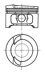  VW VR6 AAA d81.0+1.0 92- KS Original 91033620 Kolbenschmidt