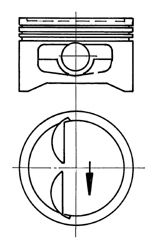  d95.00x1.5x1.5x3.0 +0.50 [min.4]   1  91937610 Kolbenschmidt