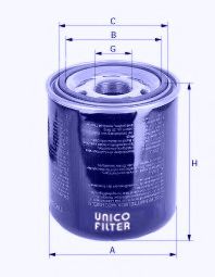   H178 D140 d100/111  -1 1/4Scania 4- ,RVI Midlum AD131703x AD131703x Unico Filter