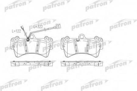     AUDI: Q7 06-,  MERCEDES-BENZ: CLS 06-,  PORSCHE: CAYENNE 02-,  VW: TOUAREG 02- PBP1626              Patron