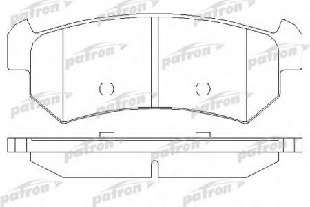     CHEVROLET: LACETTI 05-, NUBIRA  05-, NUBIRA  05-,  DAEWOO: LACETTI  04-, NUBIRA Wagon 03-, NUBIRA  03- PBP1889              Patron