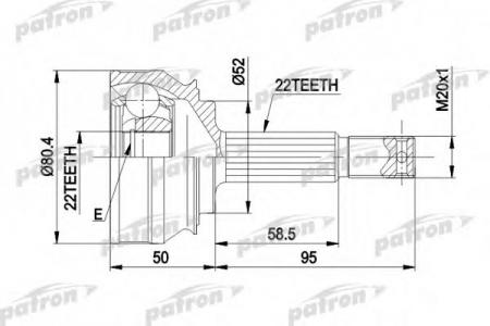   - OPEL: ASCONA, KADETT 1.0-1.3, CORSA 1.5-1.6 87-93 PCV1007