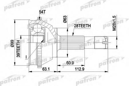   - FIAT: DUCATO 10-14Q  ABS 1.94-, CITROEN: JUMPER 10-14Q  ABS 94-, PEUGEOT: BOXER 10-14Q c ABS 94- PCV1120              Patron