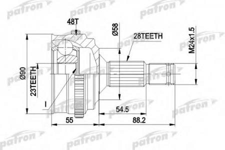   - CITROEN: XM 89 - 94, XM 94 - 00, XM BREAK 89 - 94, XM BREAK 94 - 00, PEUGEOT: 605 89 - 99 PCV1179