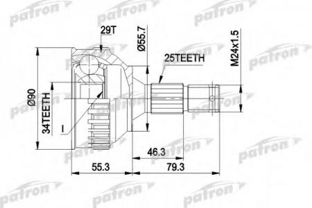   - PEUGEOT: 406 95 - 04, 406 BREAK 96 - 04 PCV1282