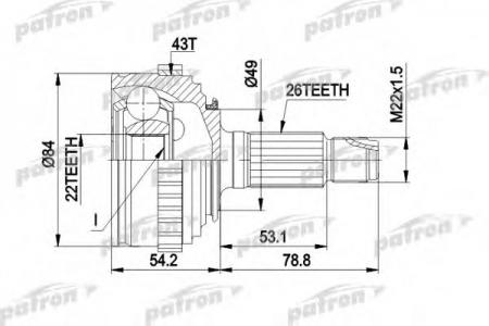   - MG: MG ZR 01 -, ROVER: 200 95 - 00, 200    89 - 95, 200  92 - 99, 25 99 -, CABRIOLET 90 - 99 PCV1303