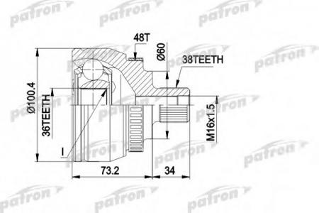   - VW: SHARAN 95-, 00-, FORD: GALAXY 95-, 00-, SEAT: ALHAMBRA 96-, 00-,  ABS 48 PCV1444