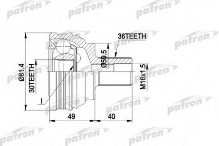   - SEAT: LEON 05 -, VW: GOLF V 03 -, GOLF V PLUS 05 - PCV1465