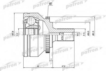   - VOLVO: C70  98-05, C70  97-02, S60 00-, S70 97-00, S80 98-06, V70 I  97-00, V70 II  00- PCV1538