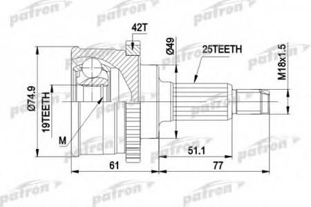   - [ABS: 42] SUZUKI: BALENO 95-02, BALENO  95-02, BALENO  97-02 PCV3741