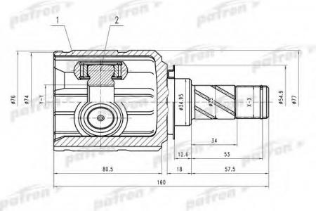   - [A:22, B:23] OPEL: CORSA C/MERIVA 05- PCV4009