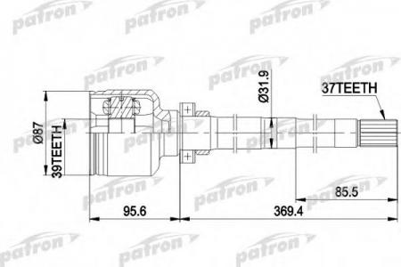   - [A:37, B:39, D:87] CITROEN: JUMPER  94-02, JUMPER  94-02, JUMPER  94-02, FIAT: DUCATO  94-02, DUCATO  PCV5016