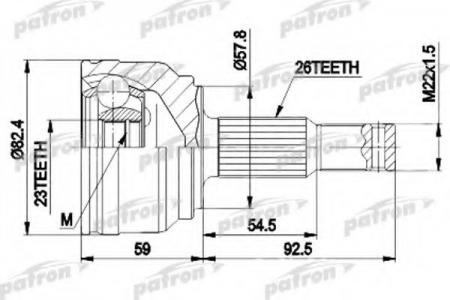   - EMPI 87-9117, CHRYSLER: NEON 00-05, PT CRUISER 01-04, DODGE: NEON 00-05  ABS PCV9117