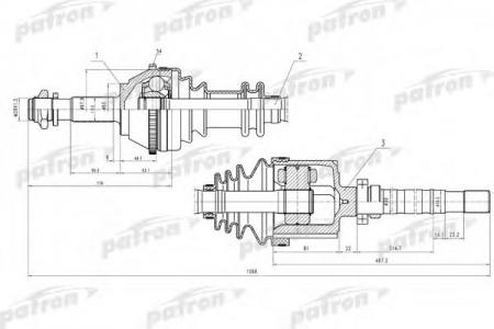   PEUGEOT: J5, CITROEN: C25,FIAT: DUCATO 1.8-2.5TD PDS0129