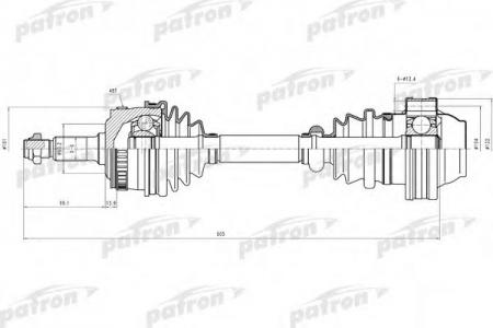  / MB: VITO 2.2CDI 99-03  +ABS PDS0185