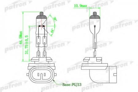   H27W/2 12V 27W PGJ13 PLH27W/2