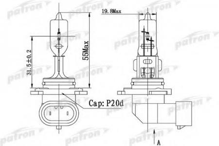   HB3 12V 60W P20D PLHB3-12/60