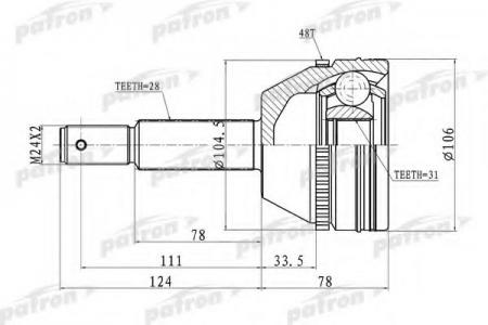   - [A:28, B:31, D:106, ABS:48] FORD: TRANSIT 2.2 TDCI 06> 6MT PCV3237