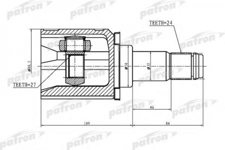    24X50X27 TOYOTA CAMRY ACV30/MCV30 01-06 PCV1427