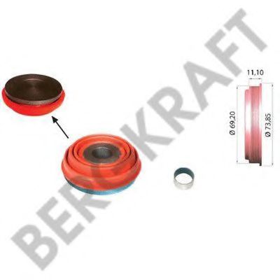    D=73.85MM/D=69.2MM KNORR-BREMSE SB5../SN5..SERIES BK1600008AS BK1600008AS