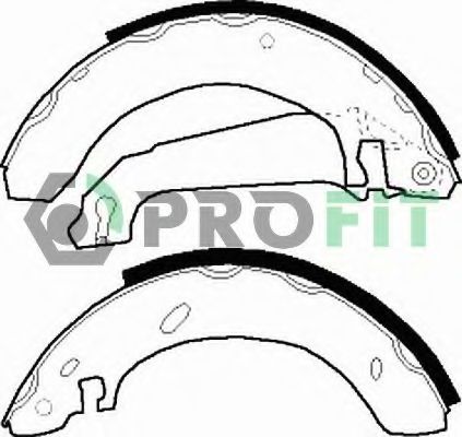 - .  . FORD ESCORT 90-00, ORION 90-93 REAR 5001-0296