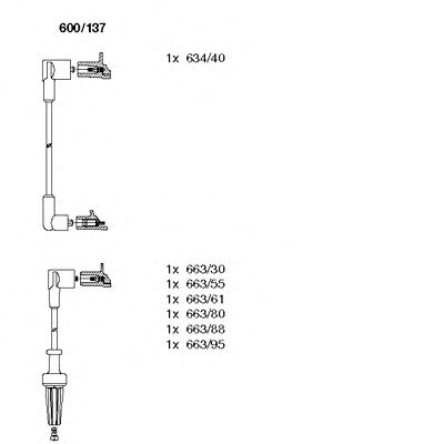   Peugeot 605 3.0 89- 600137 BREMI