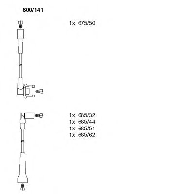   Renault 19, Volvo 440/460 1.6/1.7 88- 600141 BREMI