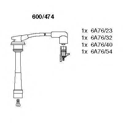 - /  hy elantra 2.0 00- 600/474 BREMI