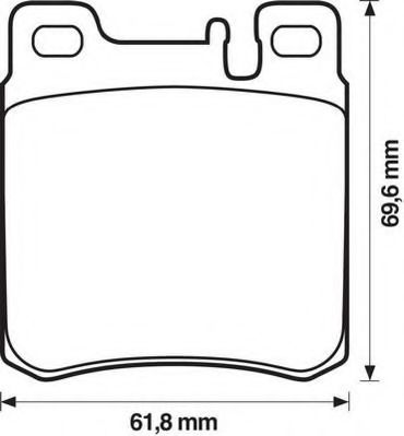  ..MB W140 S280-S600 91-98/W210 E240-E420,E50AMG 96-02 571722J-AS