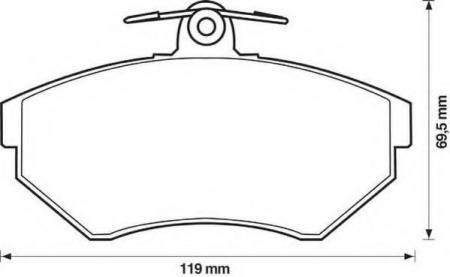     VW PASSAT (B5) 96-   571955J