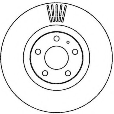   . VAG A6 / A8 2,8-3,7L 04-> (321X30MM / 5 / 112) 562265JC