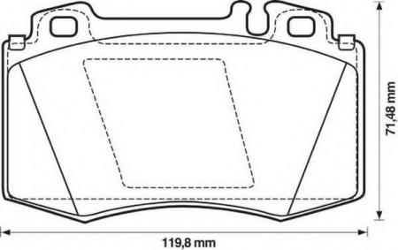     MERCEDES W220 S280-S600 98-> , W163 ML430/ML55AMG 8/99-> 571961J-AS