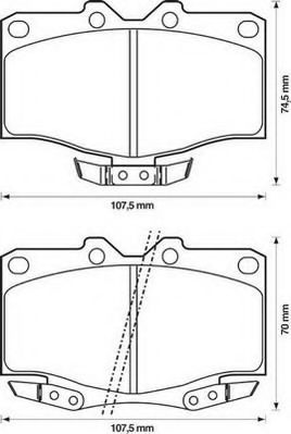    TOYOTA LAND CRUISER 11/84-5/93 , LAND CRUISER CABRIO 7/90-5/96 572185J