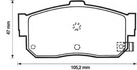    NISSAN ALMERA / MAXIMA QX 2.0 / 2.5 / 3.0 2 / 95-8 / 00;PRIMERA 1.6 / 2.0-D 7 / 90->;SUNNY 2.0 10 / 90-5 / 95 572376J