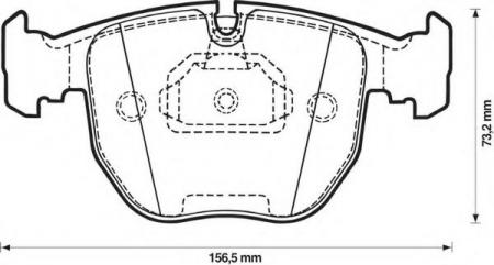   . BMW E39 3.0-4.0/3.0D 00-03/E53 3.0/4.4/3.0D 00>/E38 4.4 571873B