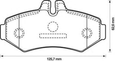 MB SPRINTER 208D / 308D, VW LT28-35 2.8TDI 96> 571950B