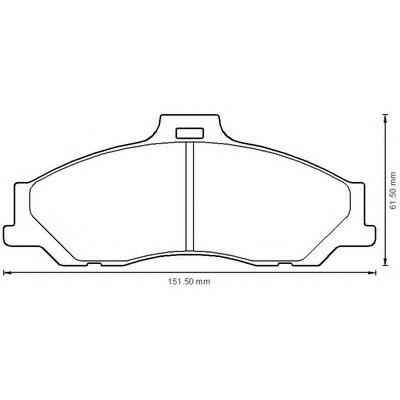 FORD RANGER 2.5D / TD, MAZDA B 2.2I / 2.5D / TD 99> 572537B