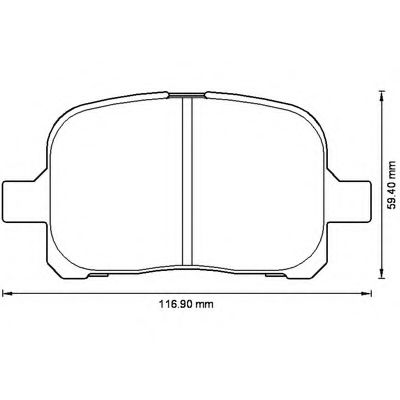 TOYOTA CAMRY 2.2I / 3.0I & 24V 96> 572538B