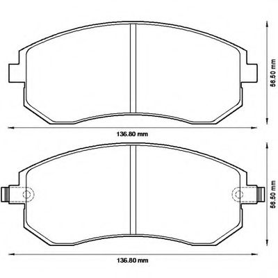  SUBARU LEGACY 2.0I/2.5I/IMPREZA 2.0I/T 98-03 572550B