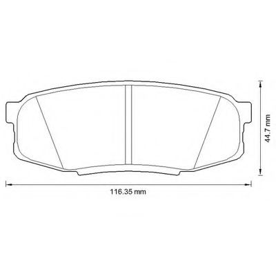 TOYOTA LAND CRUISER 4.7 V8 / 4.5D V8 08> 572597B