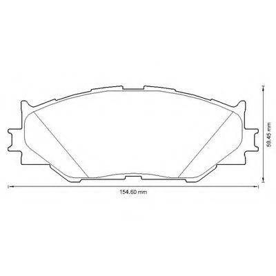    Lexus IS 2.5/2.2D 05> 572620B BENDIX