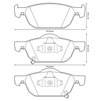 HONDA ACCORD 2.2-2.4I 08> 572624B