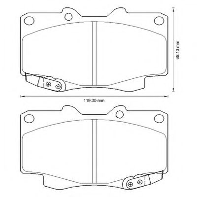 TOYOTA HILUX 2.5D 01> 572625B