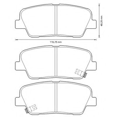 HY SANTA FE, KIA SORENTO 2.4/2.0D/2.2D 09> 572639B