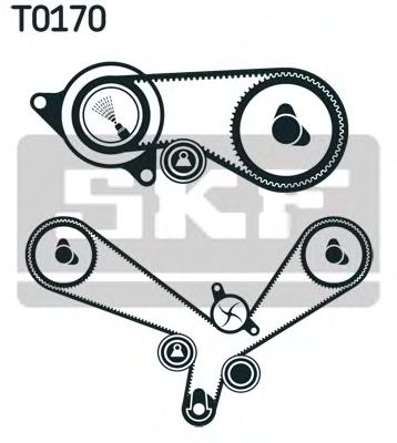 SPANNROLLENSATZ M. WASSER VKMC01952