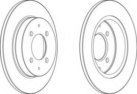 FERODO LV DISC PAIR DDF1622