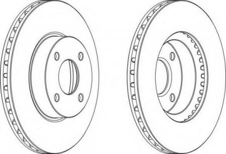 FERODO LV DISC PAIR DDF384